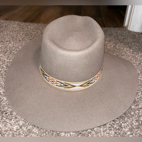 VINTAGE TAN CHARLIE ONE HORSE WOOL COWGIRL HAT - Picture 4 of 8